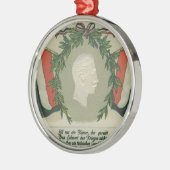 Ornement Rond Argenté Kaiser Wilhelm II (Gauche)