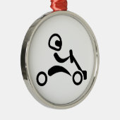 Ornement Rond Argenté Kart (Droite)