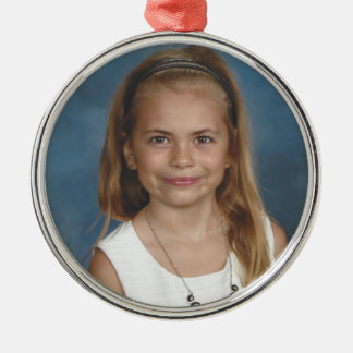 Ornement Rond Argenté La coutume de Kailey