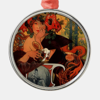 Ornement Rond Argenté La la Meuse de Bieres De