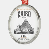 Ornement Rond Argenté Le Caire (Gauche)