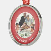 Ornement Rond Argenté Liberté de la volonté (Gauche)