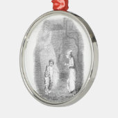 Ornement Rond Argenté L'ignorance et veulent (Gauche)