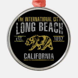 Ornement Rond Argenté Long Beach