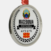 Ornement Rond Argenté Macédoine (Droite)