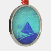 Ornement Rond Argenté Musée d'Art de Milwaukee (Droite)