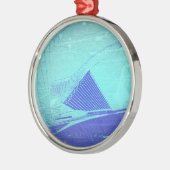 Ornement Rond Argenté Musée d'Art de Milwaukee (Gauche)