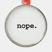 Ornement Rond Argenté nope. (Devant)