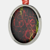 Ornement Rond Argenté Nous aimons (Gauche)