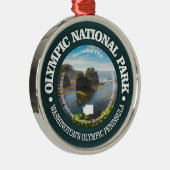 Ornement Rond Argenté Parc national olympique (Droite)