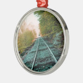 Ornement Rond Argenté Path de Solitude (Gauche)