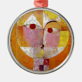 Ornement Rond Argenté Paul Klee Senecio Peinture