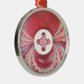 Ornement Rond Argenté Pitch Kaleidoscope : Le Cricket Balls The Game's H (Droite)