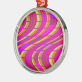 Ornement Rond Argenté Remous audacieux (Gauche)