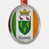 Ornement Rond Argenté Rooney Irish Flag (Droite)