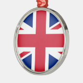 Ornement Rond Argenté royaume-uni (Gauche)