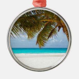 Ornement Rond Argenté Souhait vous étiez ici !