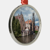 Ornement Rond Argenté Stunning ! Bruges (Droite)