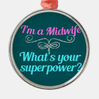 Superhero mignonne sage-femme