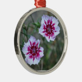 Ornement Rond Argenté Sweet Williams (Droite)