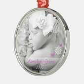 Ornement Rond Argenté Tombes faites sur commande V1 de Mel Doug (Gauche)