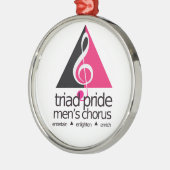 ORNEMENT ROND ARGENTÉ TPMC (Gauche)