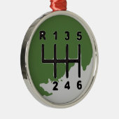 Ornement Rond Argenté Transmission MANUELLE - COULEURS (Droite)