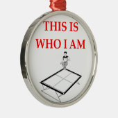 Ornement Rond Argenté trempoline (Droite)