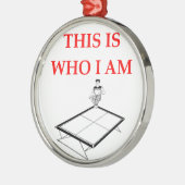 Ornement Rond Argenté trempoline (Gauche)