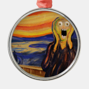 ORNEMENT ROND ARGENTÉ VRAIMENT FOU !