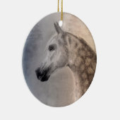 Ornement rond de cheval Arabe - cheval Arabe (Droite)