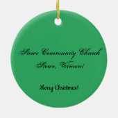 Ornement rond de l'Église communautaire Stowe (Dos)