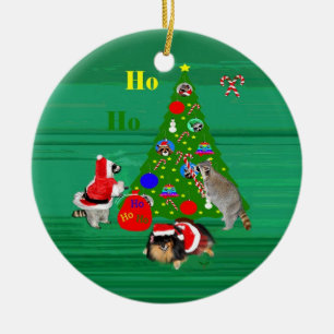 Ornement rond de Noël