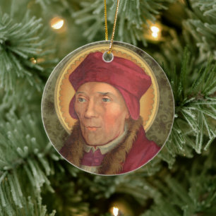 Ornement Rond En Céramique 2for1 Saints : SS. Jean Fisher & Thomas More