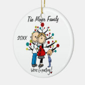 Ornement Rond En Céramique Ajouter dans l'expectative faits sur commande à (Gauche)