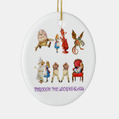 Ornement Rond En Céramique Alice par le psyché (Droite)