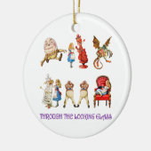 Ornement Rond En Céramique Alice par le psyché (Gauche)