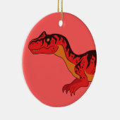 Ornement Rond En Céramique Allosaurus (Droite)