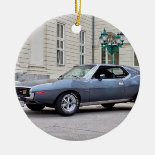 Ornement Rond En Céramique AMC Javelin SST 1974