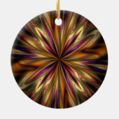 Ornement Rond En Céramique Anéone de tigre (Dos)