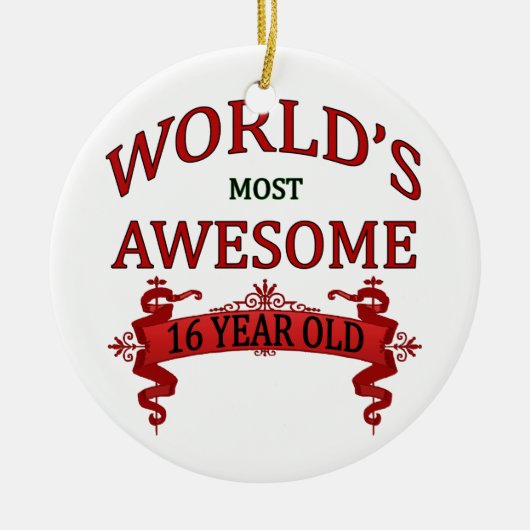 Ornement Rond En Céramique Ans les plus impressionnants du monde 16 (Devant)