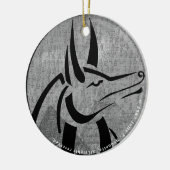Ornement Rond En Céramique Anubis Round Orament (Gauche)