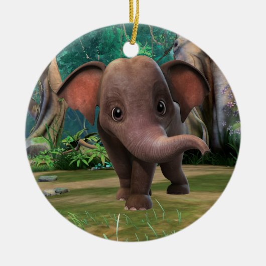 Ornement Rond En Céramique Appu (Devant)