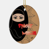 Ornement Rond En Céramique Araignées (Droite)