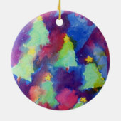 ORNEMENT ROND EN CÉRAMIQUE ARBRE DE NOËL (Dos)