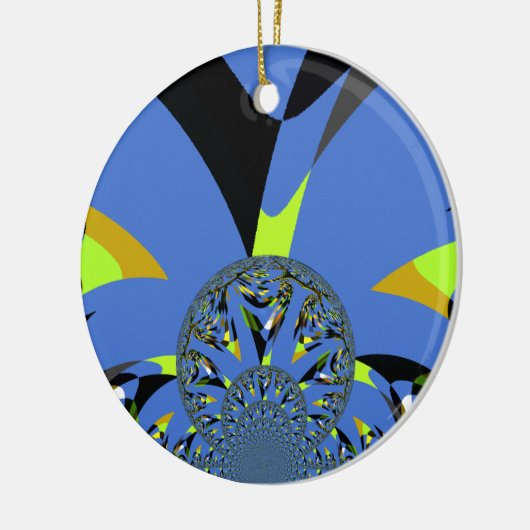 Ornement Rond En Céramique Arches cool avec sphères fractales Art Design (Gauche)