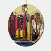 Ornement Rond En Céramique Architectes travaillant dans un bureau, entreprise (Gauche)