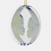 Ornement Rond En Céramique Architecture africaine Hakuna Matata (Droite)