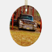 Ornement Rond En Céramique Argent 1963 Sadan Deville (Droite)