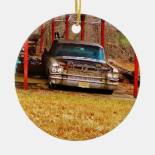 Ornement Rond En Céramique Argent 1963 Sadan Deville